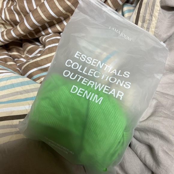 LAMA JOUNI electric green bandage top - Picture 2 of 5